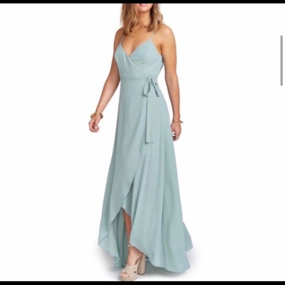 NWT Show Me Your MuMu Mariah High Low Wrap Dress - Picture 1 of 4